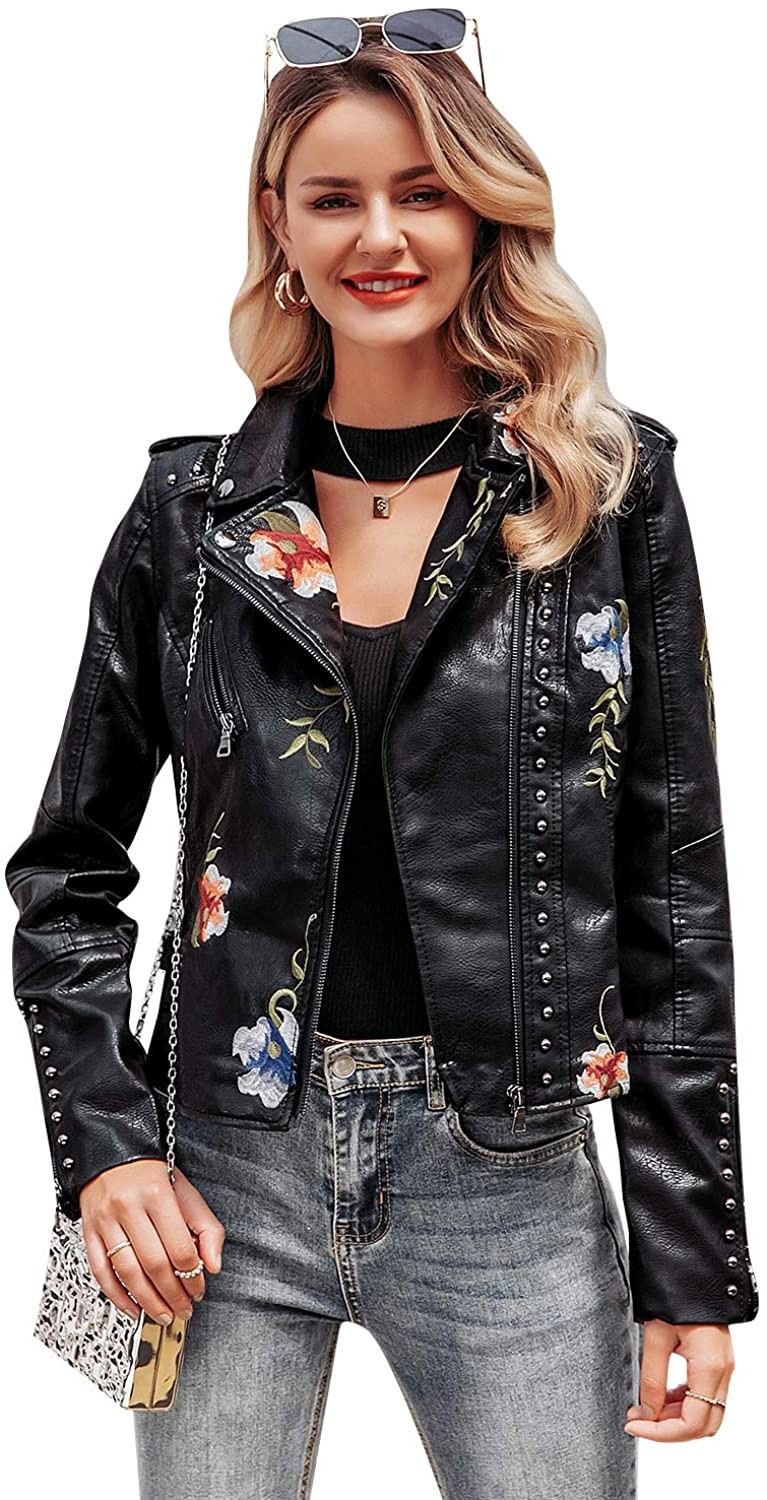 Embroidery Flower Fall Jacket