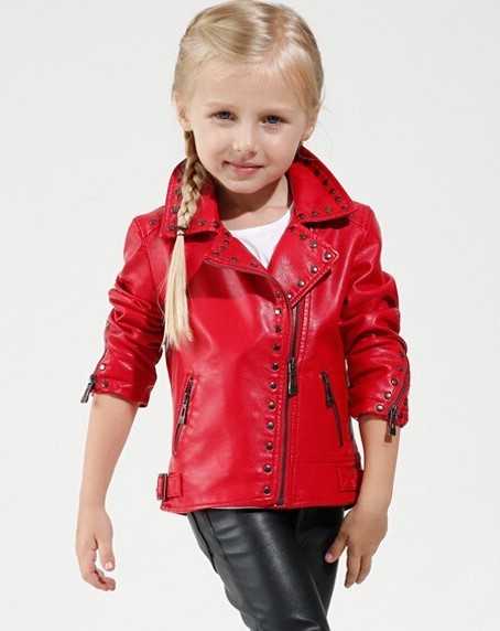 Girl-red-Leather-Coat